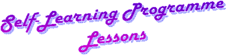 Self-Learning Programme
Lessons